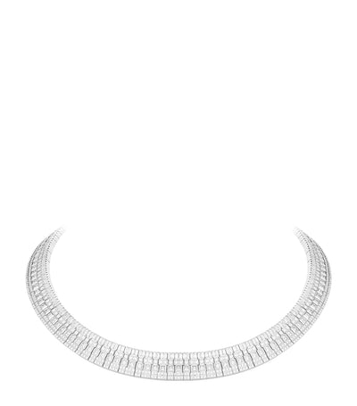 Harrods Boucheron White Gold and Diamond Quatre Radiant Edition Short Necklace- Buy online at McGrocer