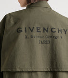 Givenchy oversized lang parka, britisk versjon