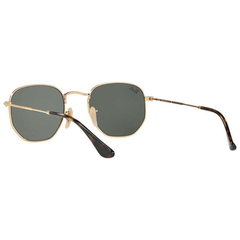 Ray-Ban hexagonal flat lens sunglasses with Flash mirror, UK version