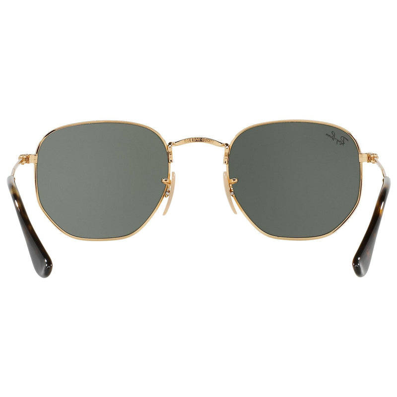 Ray-Ban hexagonal flat lens sunglasses with Flash mirror, UK version