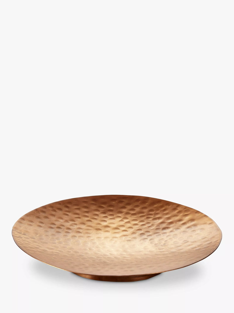 John Lewis hammered small candle plate 15cm, UK version