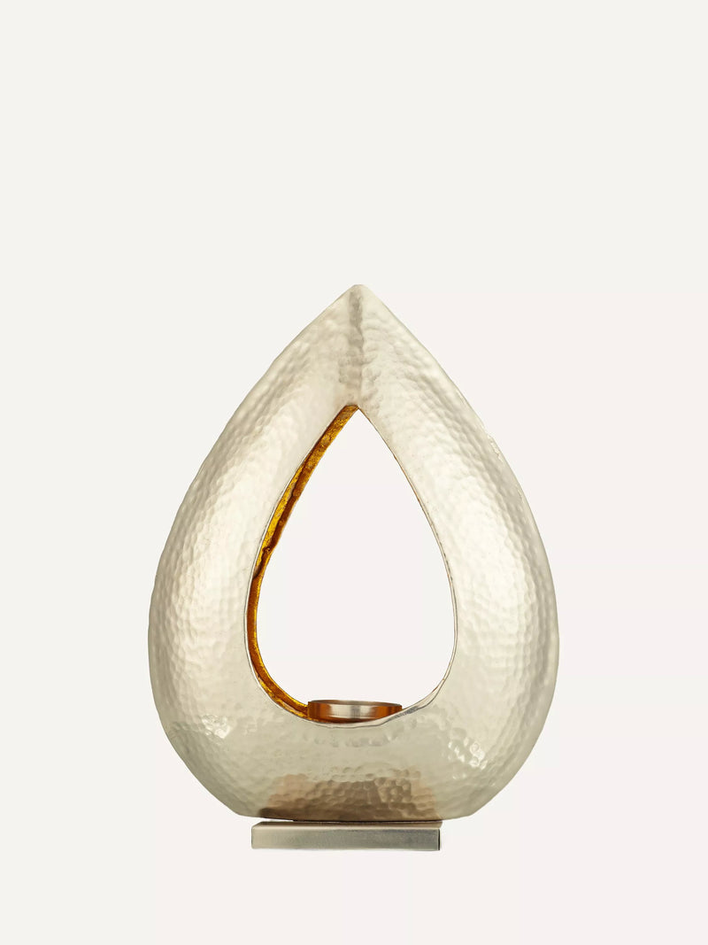 John Lewis hammered teardrop tealight holder (British brand)
