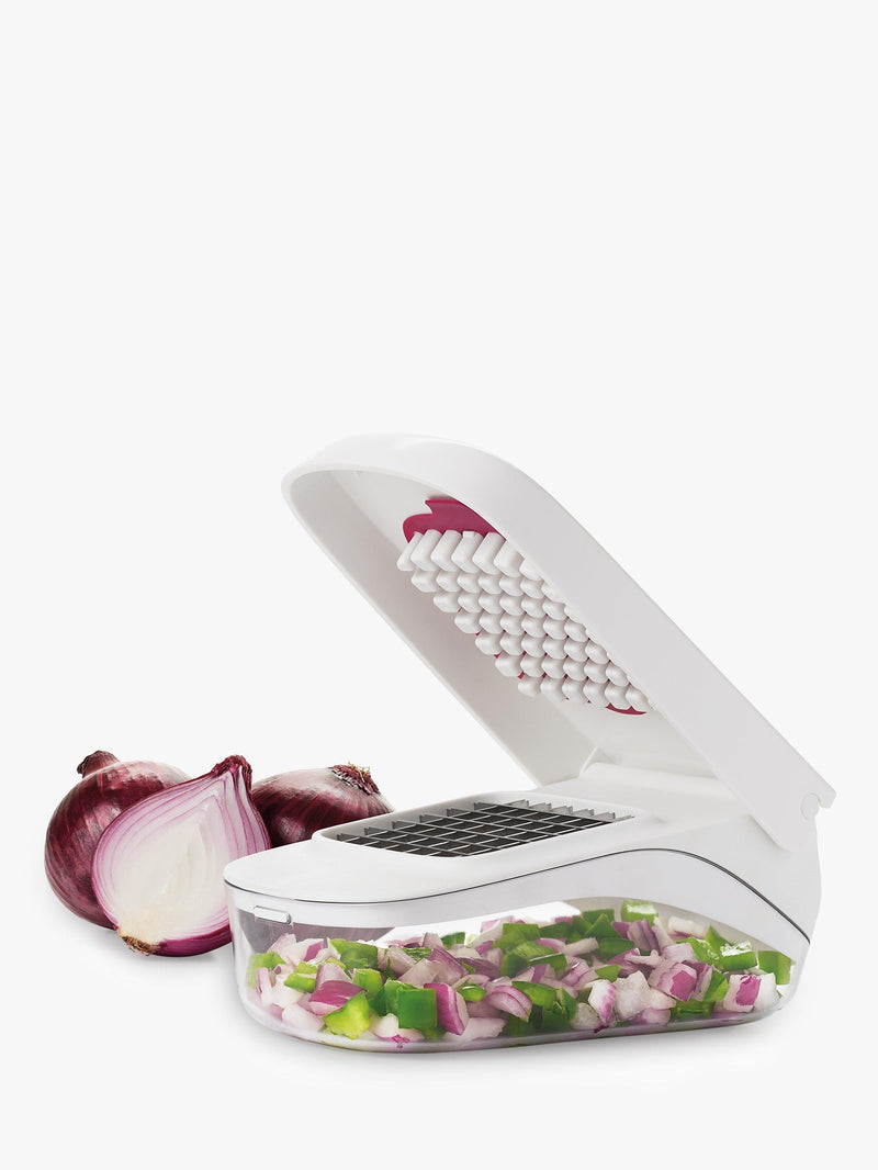 OXO Good Grips Easy Pour Vegetable Chopper, imported from the UK