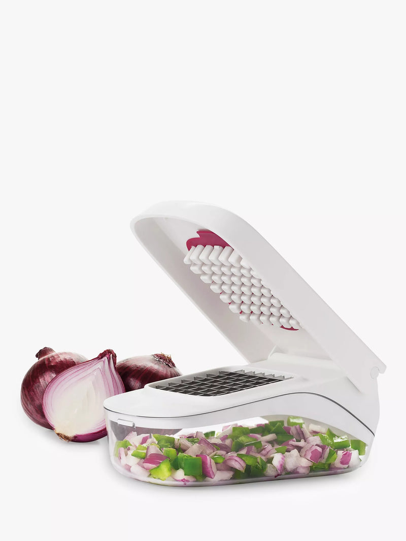 OXO Good Grips Easy Pour Vegetable Chopper, imported from the UK