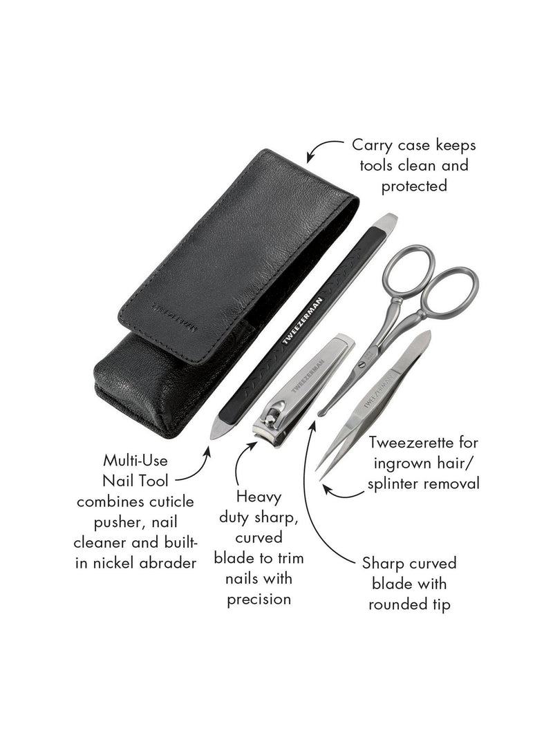 Tweezerman GEAR Essential Grooming Kit (British brand)