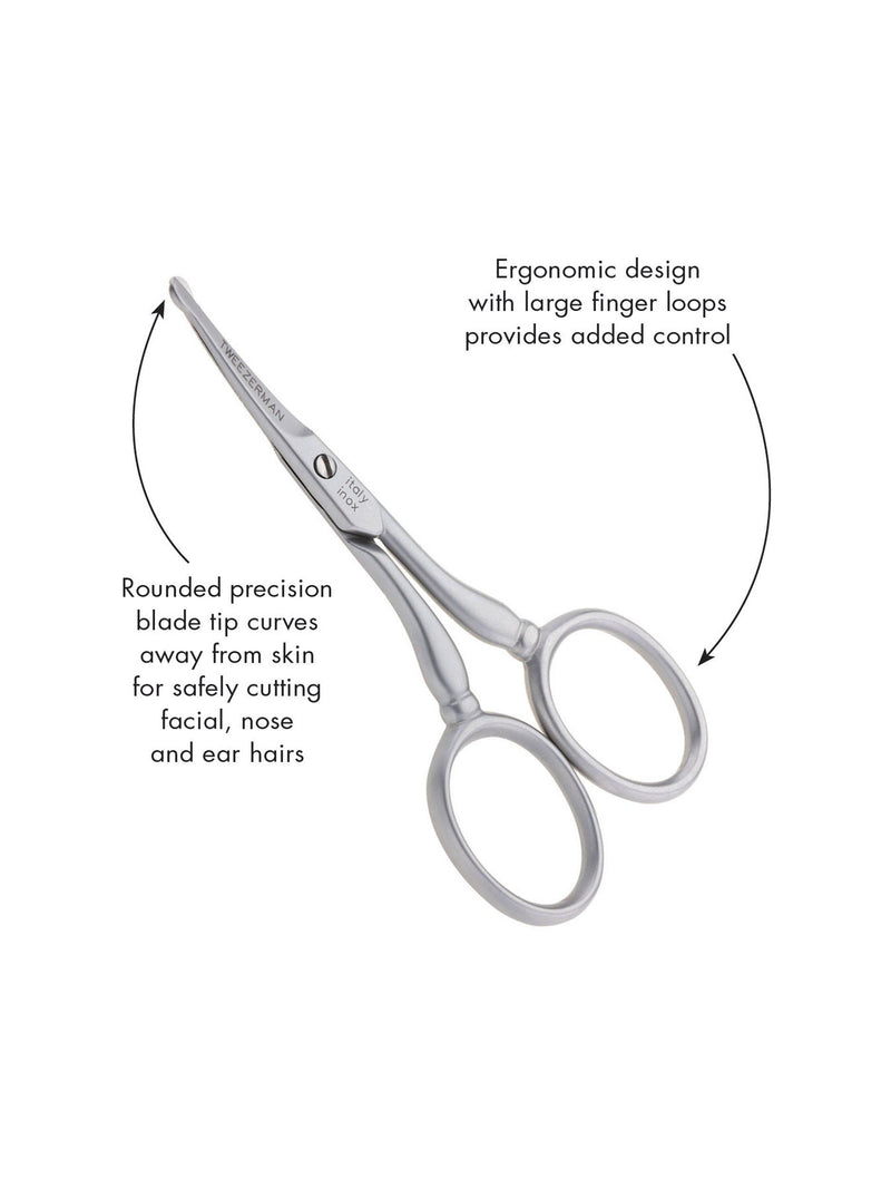 Tweezerman G.E.A.R. facial hair scissors (British brand)