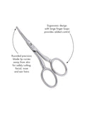 Tweezerman G.E.A.R. facial hair scissors (British brand)