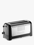 Dualit 2-Slice Long Lite Toaster, Black Gloss
