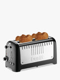 Dualit 2-Slice Long Lite Toaster, Black Gloss