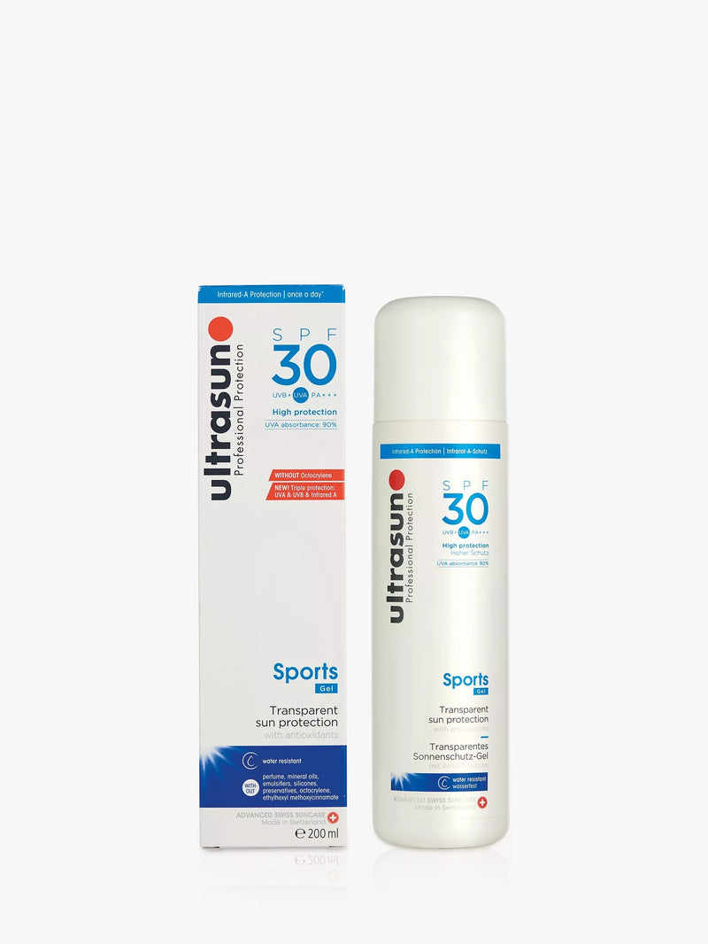 Ultrasun SPF 30 Sports Gel 200ml (British brand)