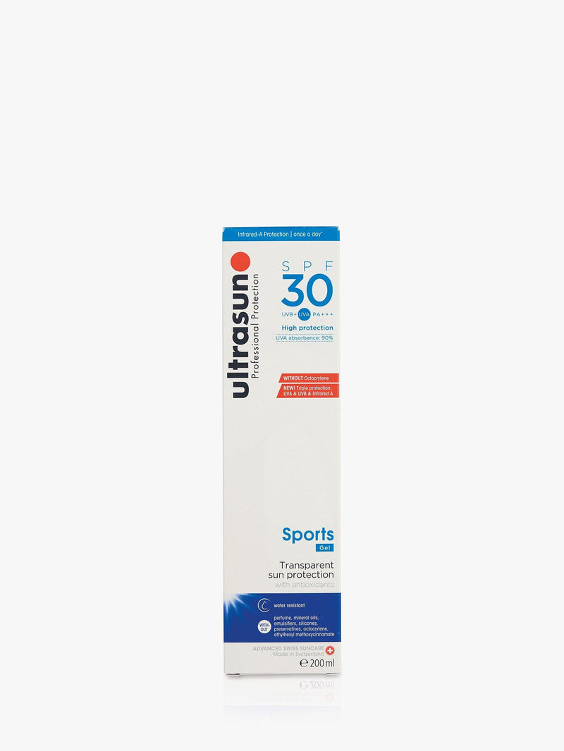 Ultrasun SPF 30 Sports Gel 200ml (British brand)