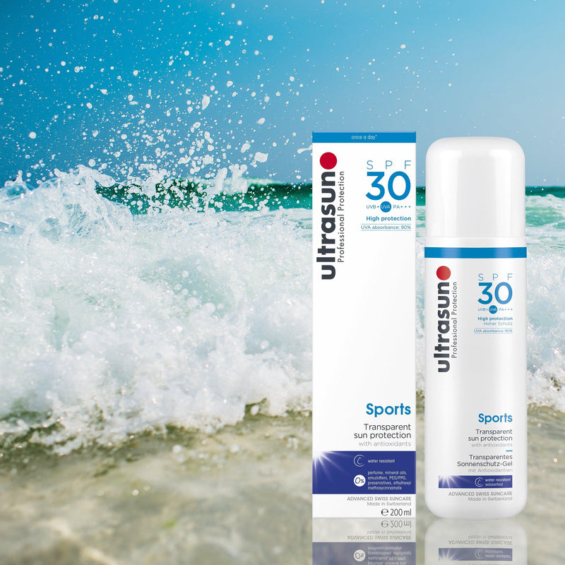 Ultrasun SPF 30 Sports Gel 200ml (British brand)