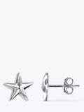 Nina B sterling silver star stud earrings, imported from the UK
