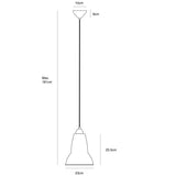 Anglepoise 1227 Midi pendant ceiling light, UK version