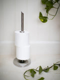 Robert Welch Oblique toilet roll holder with 3-roll capacity, imported from the UK