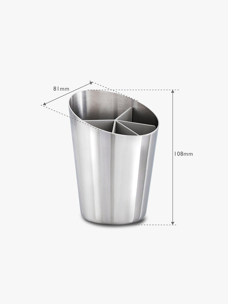 Robert Welch oblique toothbrush holder, imported from the UK