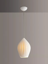 John Lewis Original BTC Fin XL Pendant Ceiling Light, White- Buy online at McGrocer