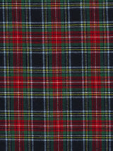 John Lewis John Lewis & Partners Brushed Tartan Fabric Red/Navy 150cm- Buy online at McGrocer