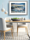 John Lewis framed print embellished seascape 84x110cm (British brand)