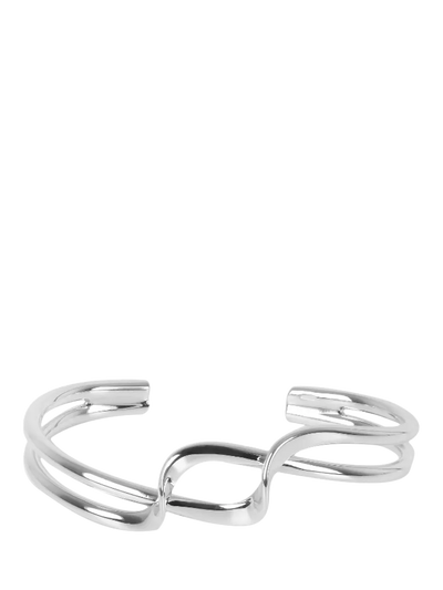John Lewis Andea Sterling Silver Double Twist Half Bangle Gift Box- Buy online at McGrocer