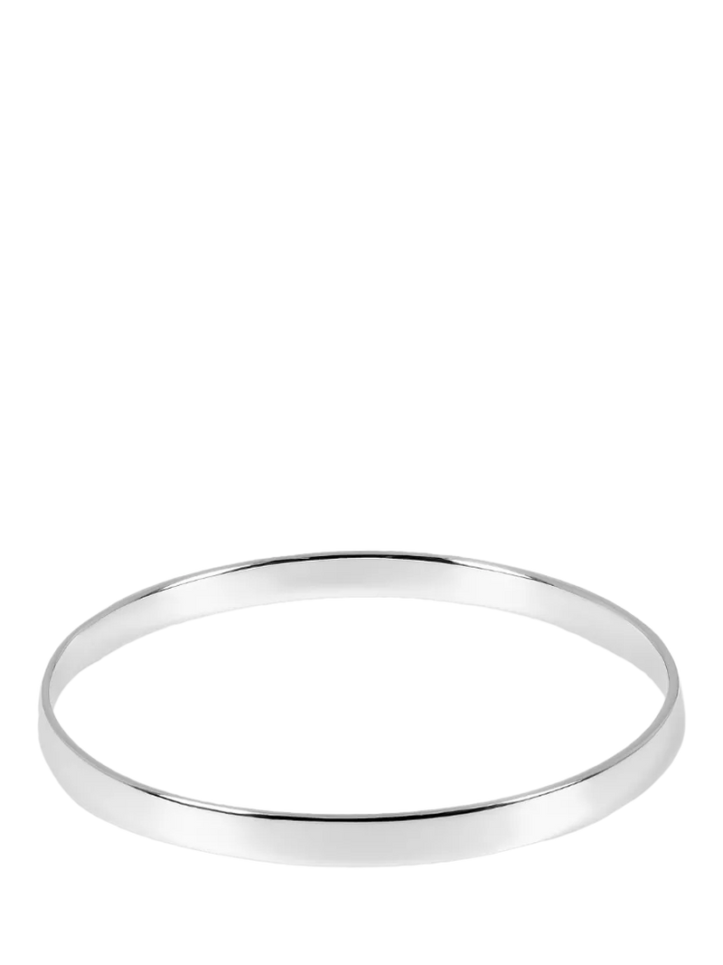 Andea sterling silver square edge bangle - British product