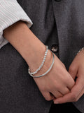 Andea sterling silver ball bead bracelet 19cm, UK version