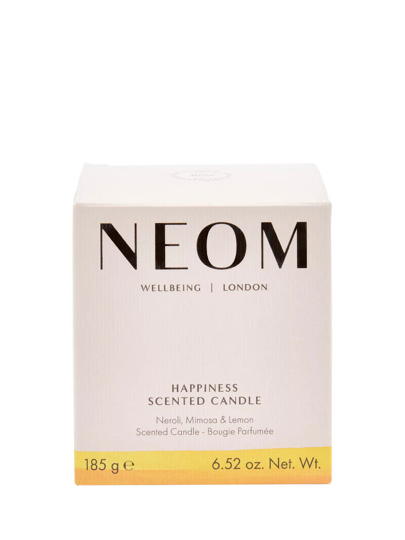 NEOM Wellbeing London Happiness scented candle 185g - British product