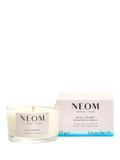 NEOM Real Luxury Travel Scented Candle, imported from the UK
