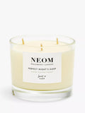 NEOM three wick scented candle for sleep with lavender and jasmine, imported from the UK
