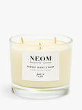 NEOM three wick scented candle for sleep with lavender and jasmine, imported from the UK