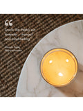 NEOM three wick scented candle for sleep with lavender and jasmine, imported from the UK