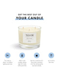 NEOM Wellbeing London Real Luxury 3-wick scented candle 420g, UK version