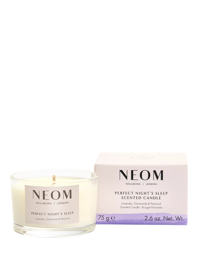 Bougie parfumée de voyage pour le sommeil avec huiles essentielles naturelles