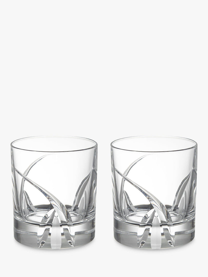 John Lewis crystal glass tumblers clear 290ml set of 2, UK version