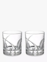 John Lewis John Lewis Grosseto Cut Crystal Glass Tumblers Clear 290ml Set of 2- Buy online at McGrocer