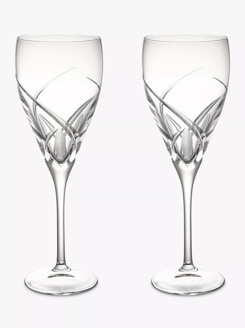 John Lewis crystal wine goblets set of 2 (British brand)