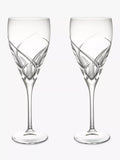 John Lewis crystal wine goblets set of 2 (British brand)