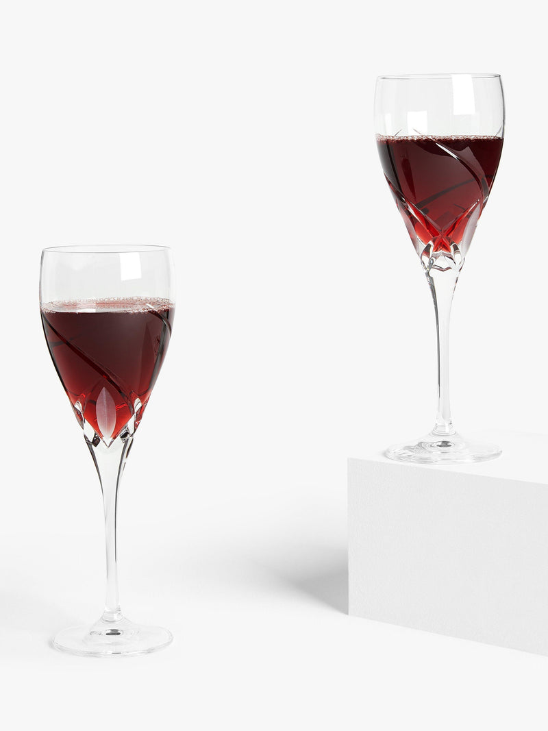 John Lewis crystal wine goblets set of 2 (British brand)