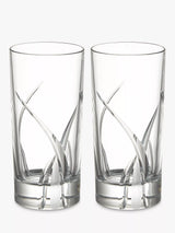 John Lewis John Lewis Grosseto Cut Crystal Highball Glasses Clear, Set of 2, 360ml- Buy online at McGrocer