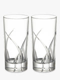 John Lewis crystal highball glasses clear set of 2 360ml UK version