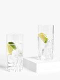 John Lewis crystal highball glasses clear set of 2 360ml UK version