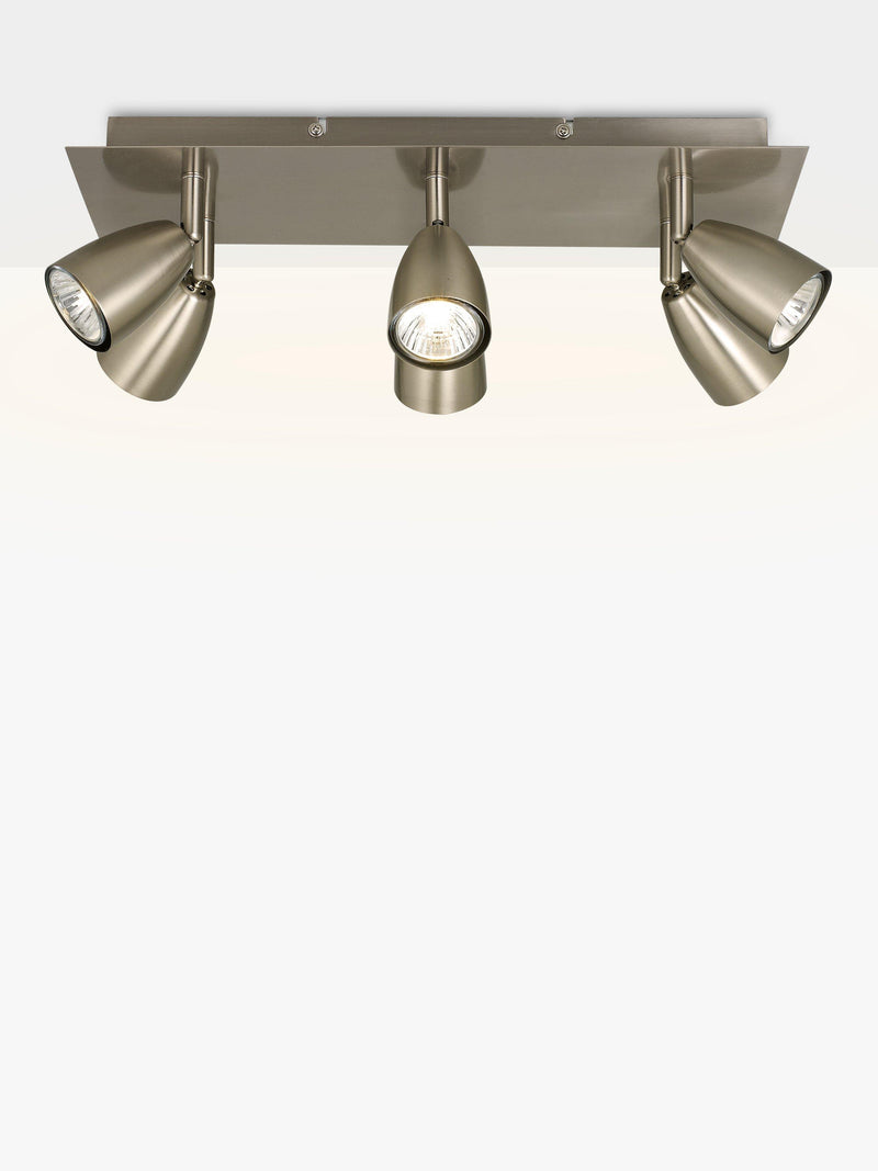 John Lewis Thea 6 LED spotlight ceiling plate in chrome, UK version