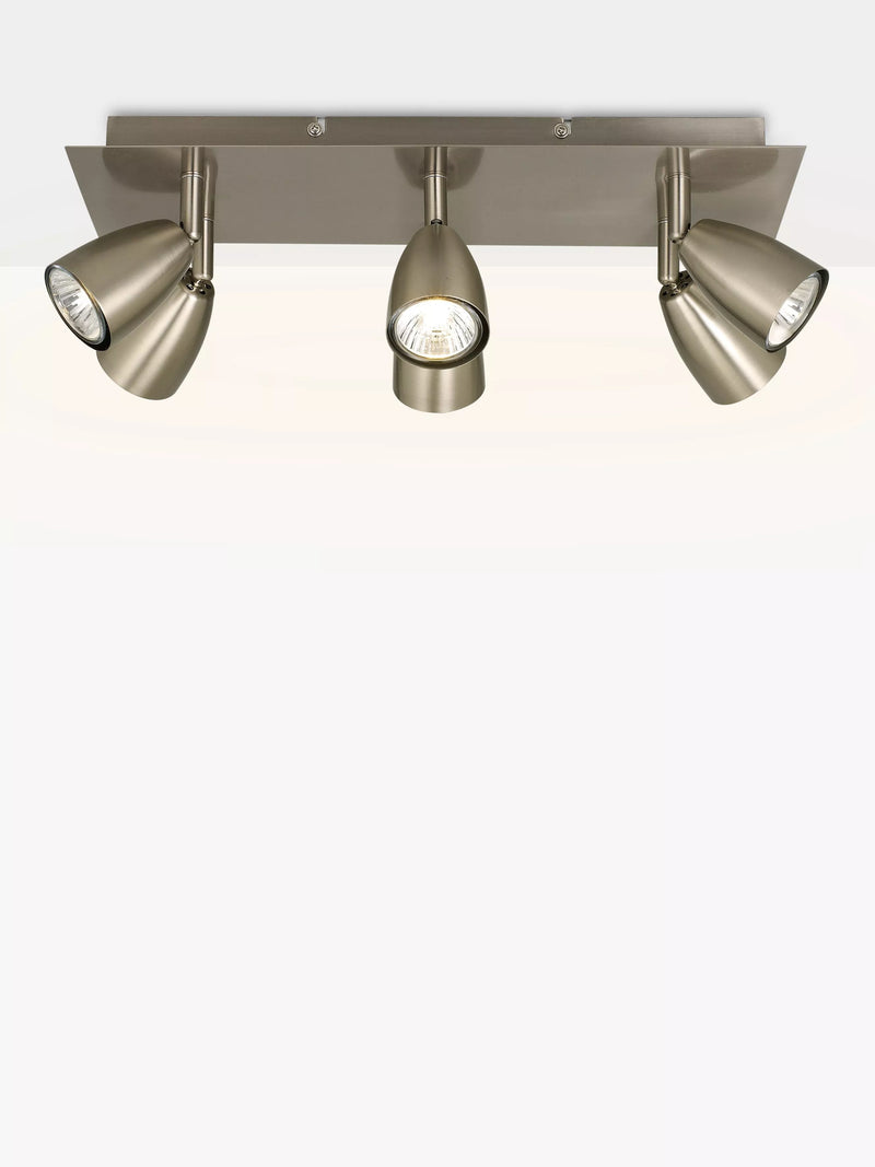 John Lewis Thea 6 LED spotlight ceiling plate in chrome, UK version