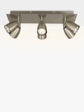 John Lewis Thea 6 LED spotlight ceiling plate in chrome, UK version
