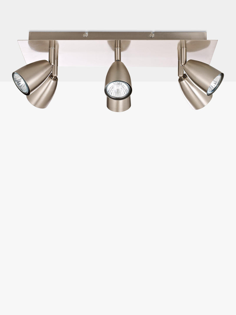 John Lewis Thea 6 LED spotlight ceiling plate in chrome, UK version