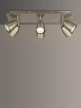 John Lewis John Lewis Thea GU10 LED 6 Spotlight Ceiling Plate, Chrome- Buy online at McGrocer