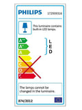 Philips Karp LED outdoor wall light anthracite - British product