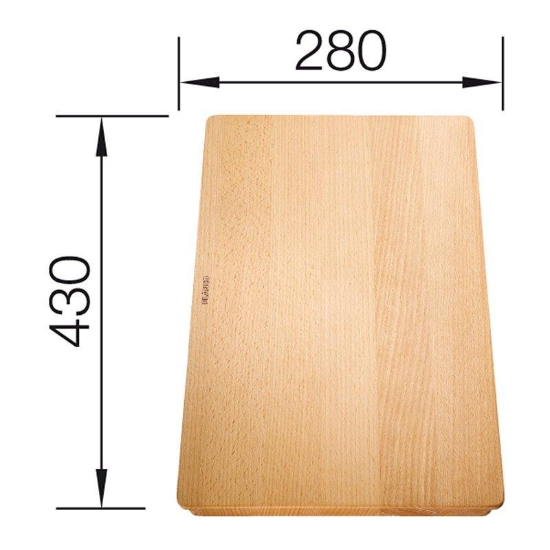 Blanco wooden chopping board 43cm - British product