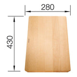 Blanco wooden chopping board 43cm - British product