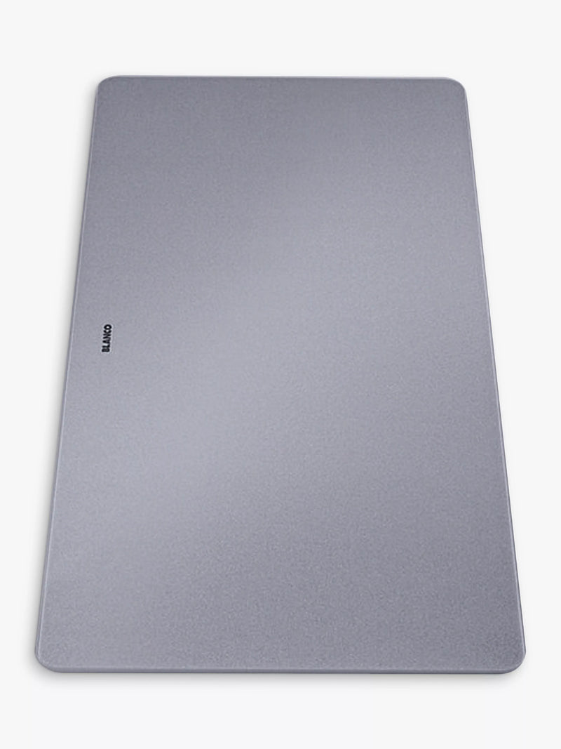 BLANCO glass chopping board silver 43.5cm- British product